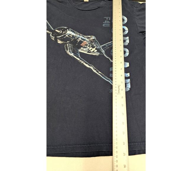 Vintage Corsair F4U WW2 Plane Gildan T Shirt Medium Blue - Picture 6 of 9